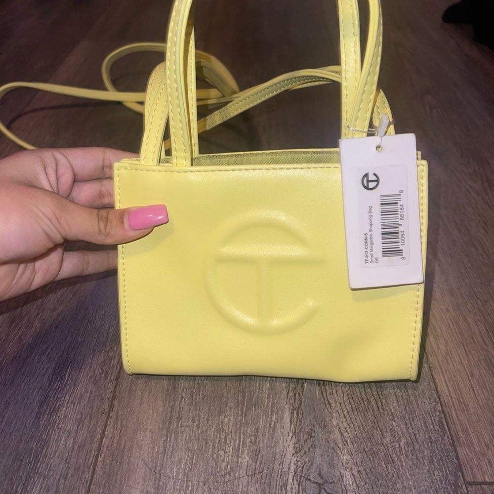 Bright yellow authentic small teflar bag